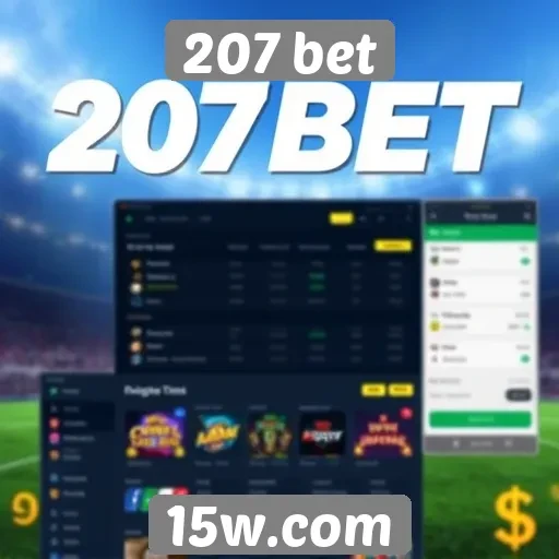 Facilidade de navegação na plataforma 207 bet